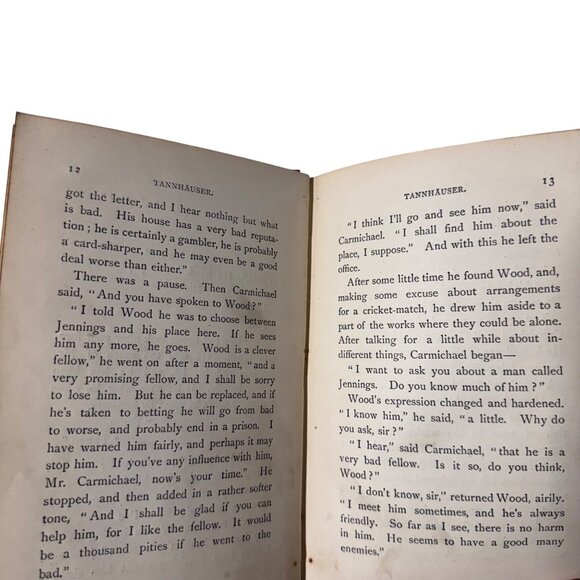 A Modern Tannhauser & The Bridge Hon. Mrs. Arthur Lyttelton Hardcover Book 1893 - Picture 9 of 16